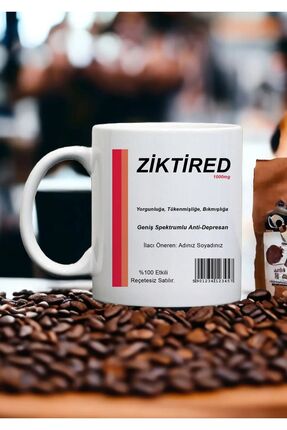 Hemşire, Doktor, Eczacı Ziktired Ilaç Kupa Kahve Bardak Komik Hediyelik Image 0