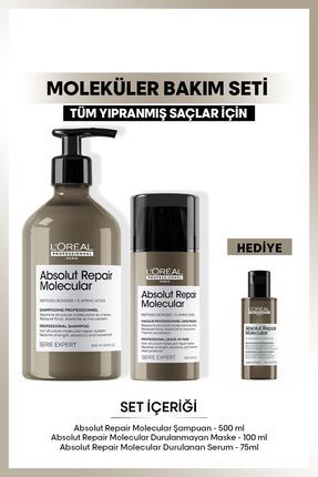 Serie Expert Absolut Repair Molecular Onarıcı Saç Bakım Seti Image 0