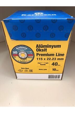 Ao Flap Disk 115x22,23mm -40 Kum Konik - (10 Lu) Image 0