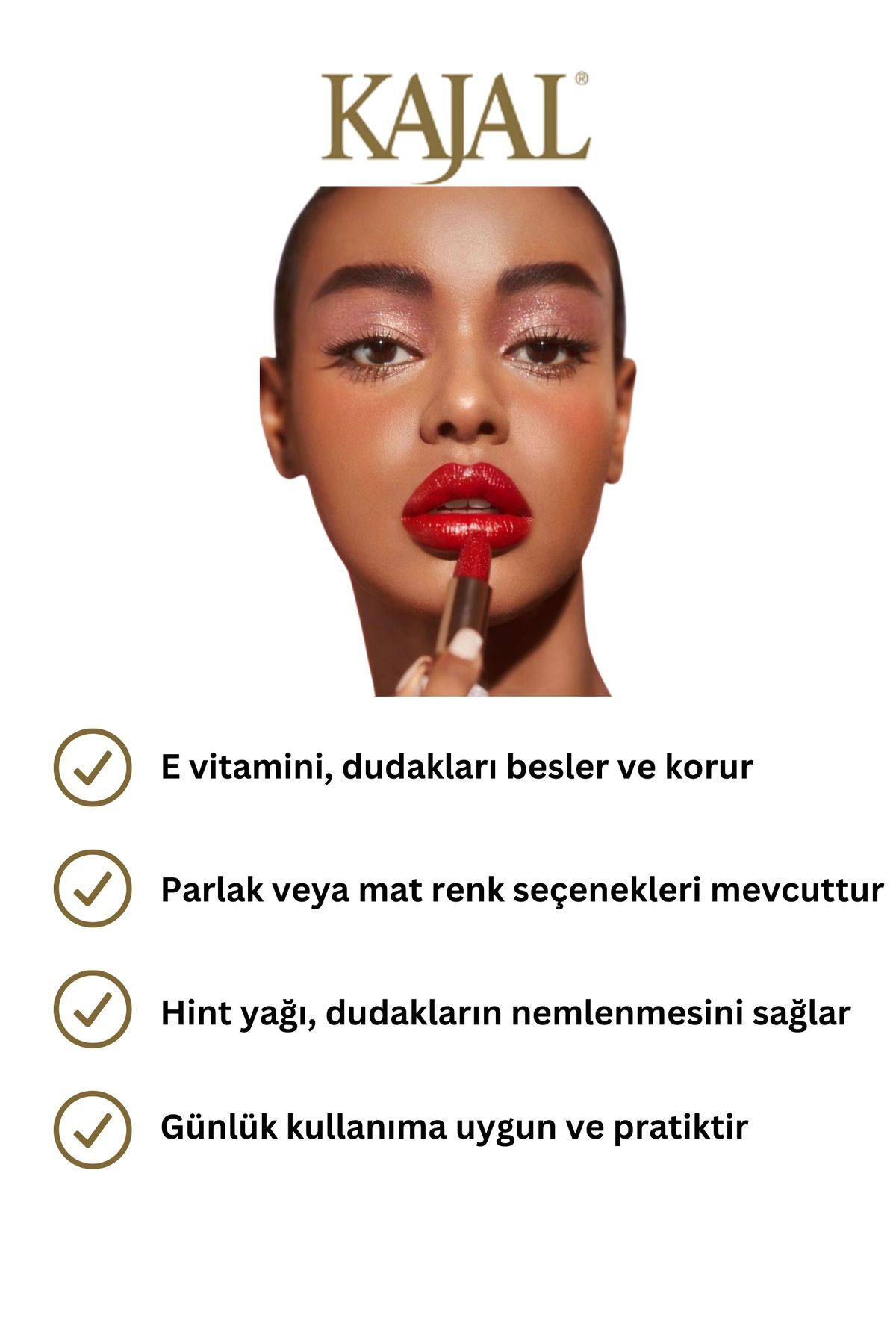 رژ لب شاه بلوطی قرمز براق و رژ لب بلوطی قرمز براق - شماره: 777