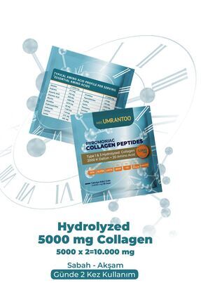 %100 Saf Ve Hidrolize Kolajen 30 Saşe Tip1 Ve Tip3 Image 1