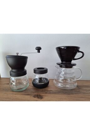 V60 Kahve Demleme Seti Dripper Image 0