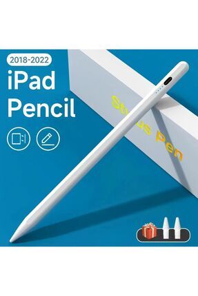 Ipad 10.9 (10.NESİL) Uyumlu Avuç Içi Algılamayan Eğimle Çizim Kalınlığı Değişen Stylus Kalem Image 0