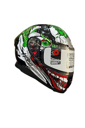 Moto Tez _006 Full Face (KAPALI) Motosiklet Kaskı Apex Katana The Joker Image 0