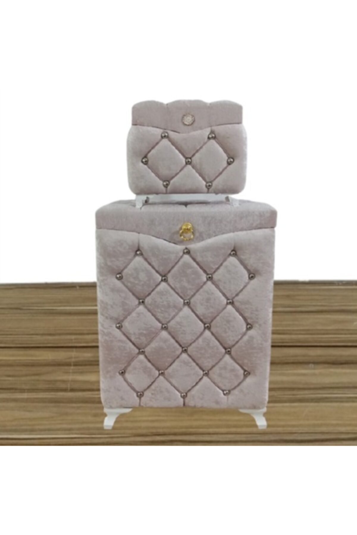Sonem Çeyiz Kirli Banyo Çamaşır Sepeti 2'li 0908p