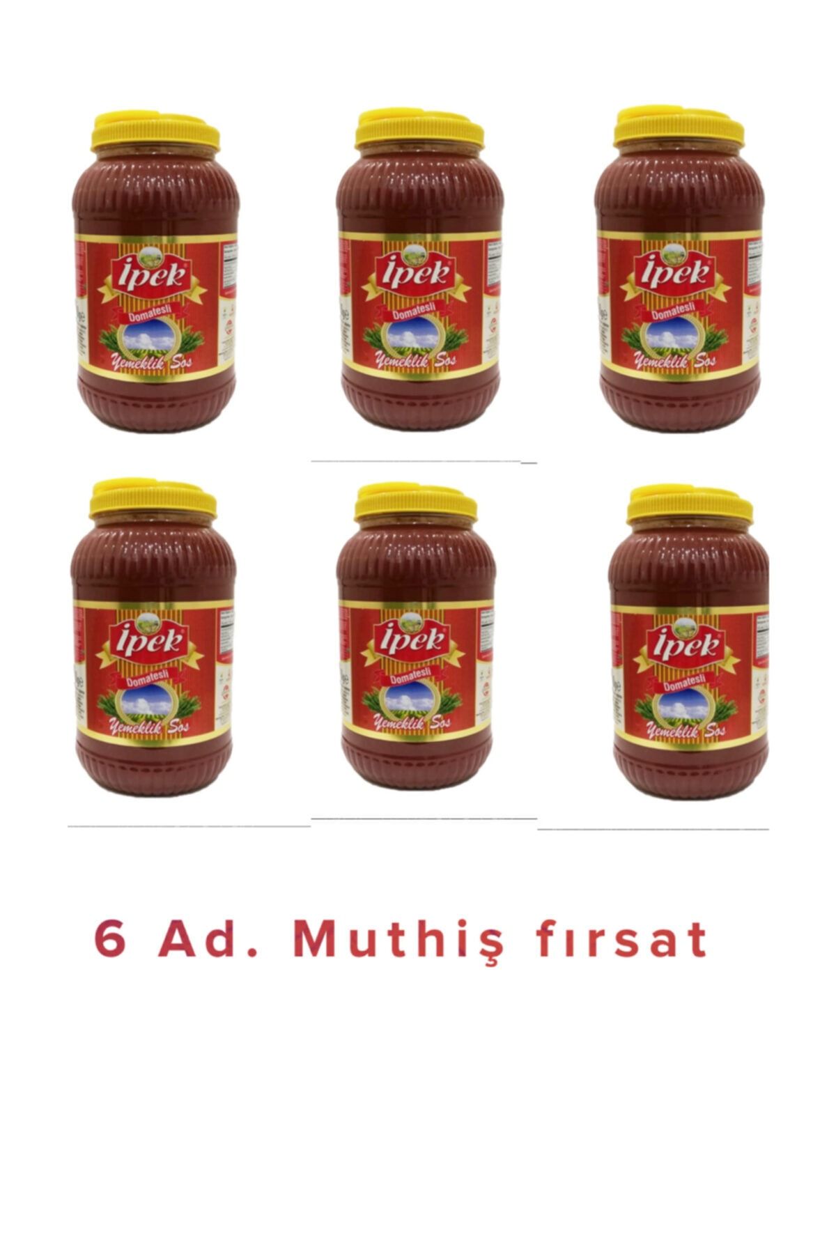 İpek Salça Ipek Domates Salçası (4.300 Gr X 6 Adet)