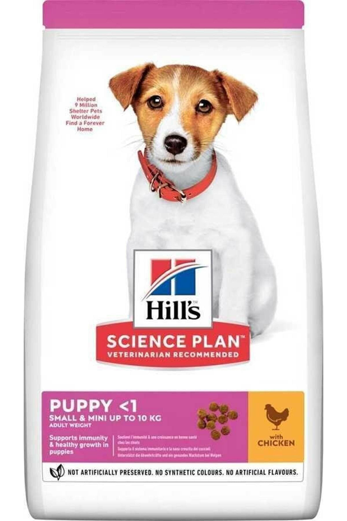 Hills Science Plan Puppy Small Mini Tavuklu Yavru Köpek Maması 1.5 kg