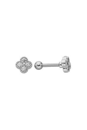 Çelik Yonca Model Kıkırdak,helix Tragus Piercing Image 0