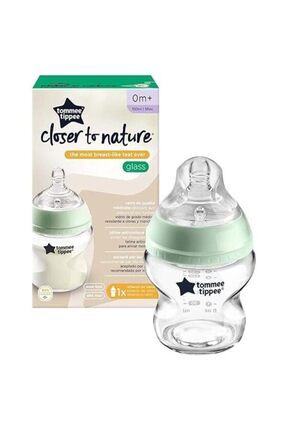 Closer To Nature Cam Biberon Şeffaf Yeşil 150 ML Image 0