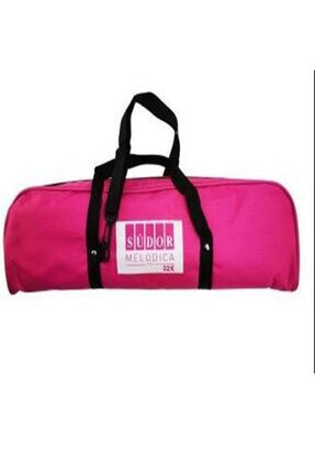 32 Tuş Melodika Bez Çantalı Melodica Pembe Renk Image 0