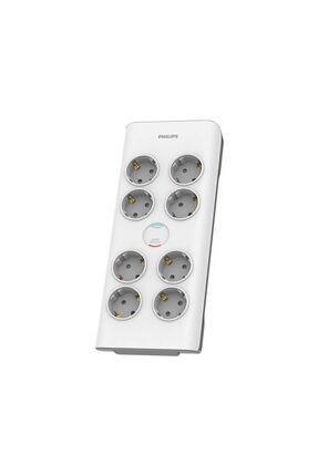 Spn7080wa Beyaz 3680w 900j 8'li Akım Korumalı Priz Image 0