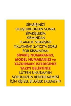 Motosiklet Plakalık Uyumlu Uv Baskı Kişiye Özel 1 Adet Standart Takmatik Motor Plakalık 15x24 Image 1