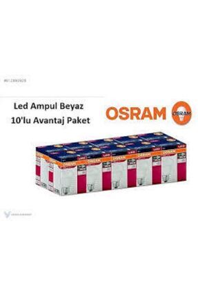 Led Ampul (10 Adet) 8.5w Beyaz Renk Image 0