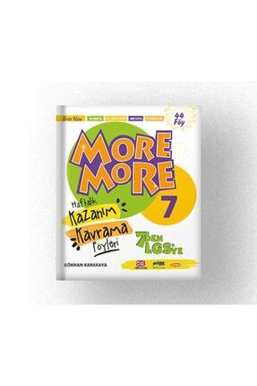 Kurmay Elt 7. Sınıf More And More Haftalık Kazanım Kavrama Föyleri Image 0