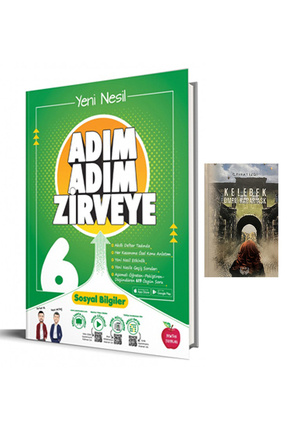 6.SINIF ADIM ADIM ETKİNLİKLİ KONU ANLATIMLI SORU BANKALARI - SOSYAL BİLGİLER Image 0