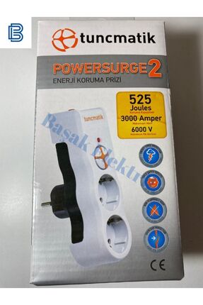 Beyaz Ikili Akım Korumalı Priz Image 1