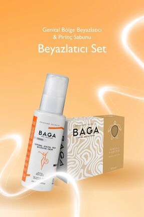 Beyazlatıcı Set Genital Bölge Beyazlatıcı & Pirinç Sabun Image 0