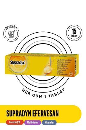 15 Efervesan Tablet | Koenzim Q10, Multivitamin Ve Mineral Içeren Takviye Edici Gıda Image 0