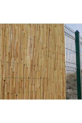 Doğal Kamış Hasır Çit 1,5m X 6m Doğal Bambu -bahçe Çiti - Gölgelik Hasır -tavan Dekorasyon Image 0