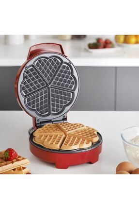 Kalp Şekilli, 1000wat, Waffle Makinesi Image 0