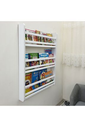 Safir 3 Raflı Kitaplık - Montessori Çocuk Odası Eğitici Kitaplık Raflı Image 0