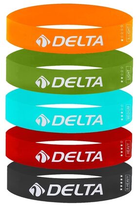 Latex 5 Farklı Direnç Aerobik Pilates Direnç Egzersiz Bandı Squat Lastiği (Uç Kısmı Kapalı) Image 0