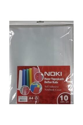 Hazır Kaplık Defter Kabı Yapışkanlı 10 Lu Buzlu Şeffaf 60160-10 (1 Paket 10 Adet) Image 0
