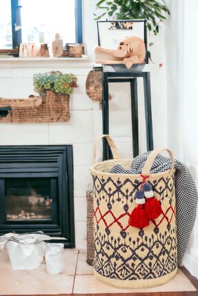 Kilim Sepet Kirli Çamaşır Sepeti Katlanır Banyo Selesi Katlanabilir Bebek Sepet Modelleri Oyuncak S Image 2