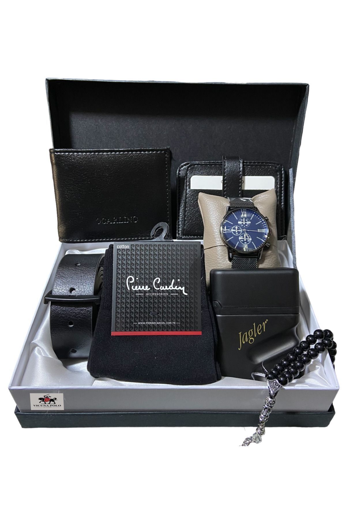 ست پک داماد مردانه، ست عطر جوراب کیف پول باکس پاپیون باکس