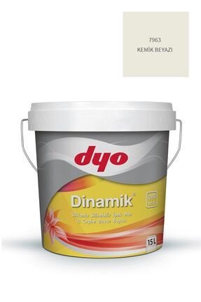 Dinamik Silikonlu Silinebilir Ipek Mat Iç Cephe Duvar Boyası 7963 Kemik Beyazı 15 Lt Image 0