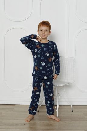 Kışlık Çocuk Polar Pijama Takım Image 0