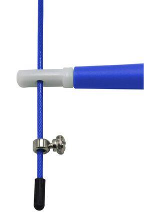 Mavi  Crossfit Speed Jump Rope Çelik Telli Hızlı Mavi Atlama İpi Image 3