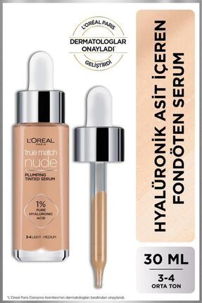 True Match Nude Serum Fondöten 3 4 Light Medium Image 0