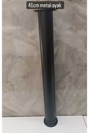 Metal Fırın Boya Matsiyah Alttan Ayarlı Mobilya Ayağı (41CM) Diğer Tüm Ölçüler Sayfamızda Mevcut Image 0