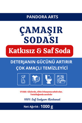 Çamaşır Sodası , Sodyum Karbonat, Sodamatik Elde Ve Makinede 1 Kg Image 0