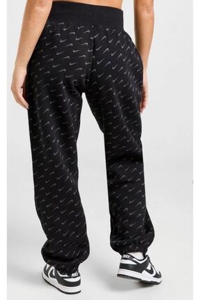 Sportswear Phoenix Fleece Bol Kesimli Baskılı Kadın Eşofman Altı Image 3