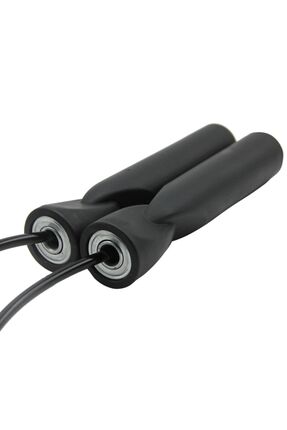 Rulmanlı Uzunluğu Ayarlanabilir Siyah Atlama Ipi Image 2