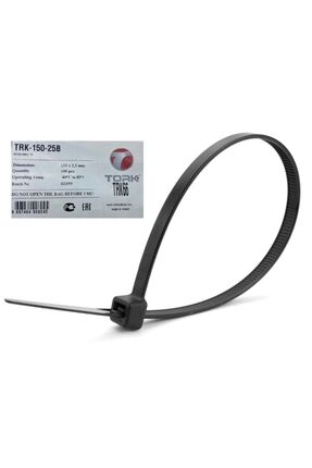 Trk-150-2,5mm Siyah 100lü Kablo Bağı Image 1