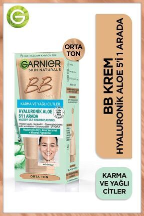 Karma ve Yağlı Ciltler için BB Krem Orta Ton SPF 20 50 ml Image 0