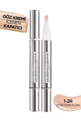 True Match Göz Kremi İçeren Kapatıcı  2'si 1 Arada  1-2R Rose Porcelain Image 0