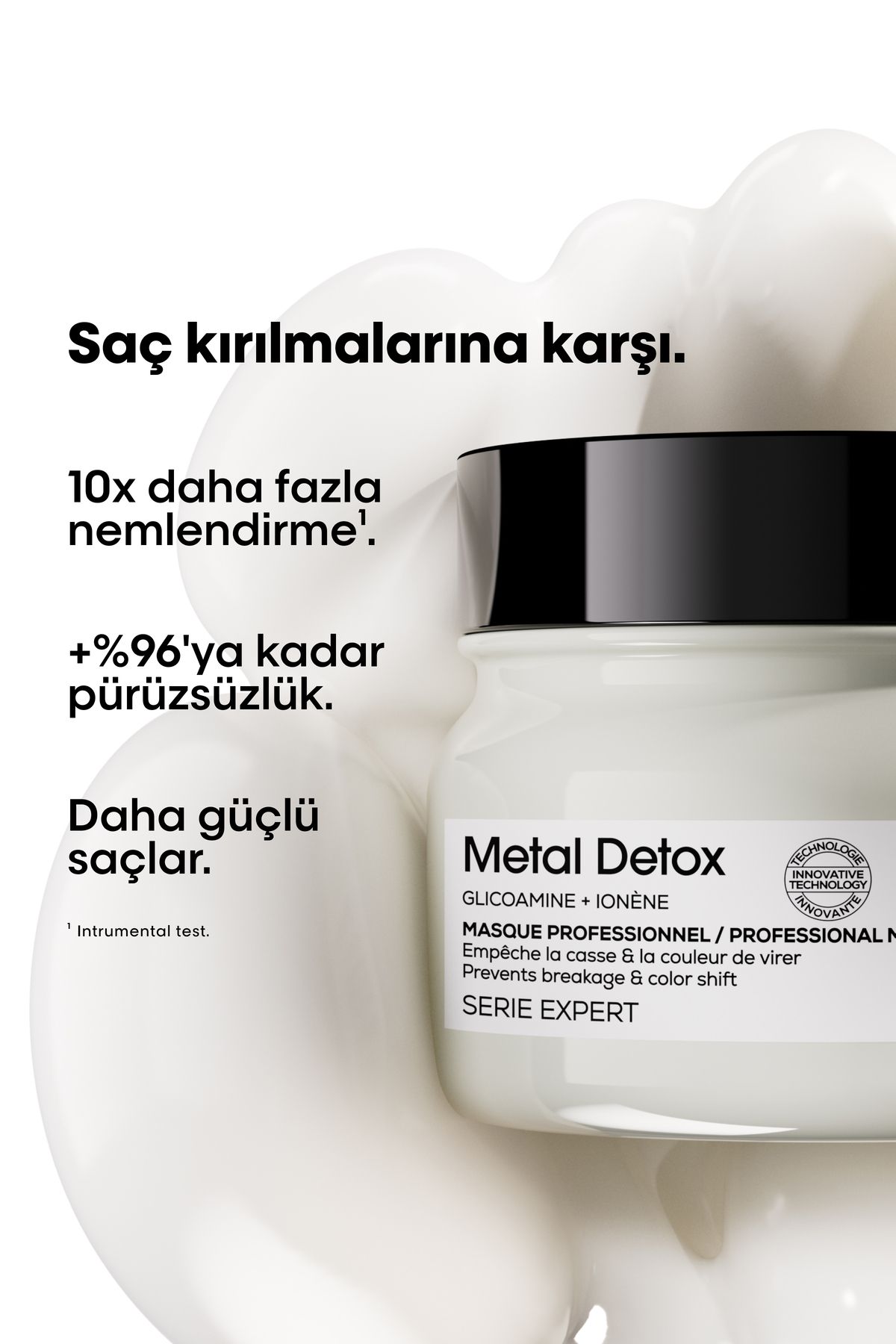 Serie Expert Metal Detox Renkli Ve Açıcı Ile Işlem Görmüş Saçlar Için Metal Ka