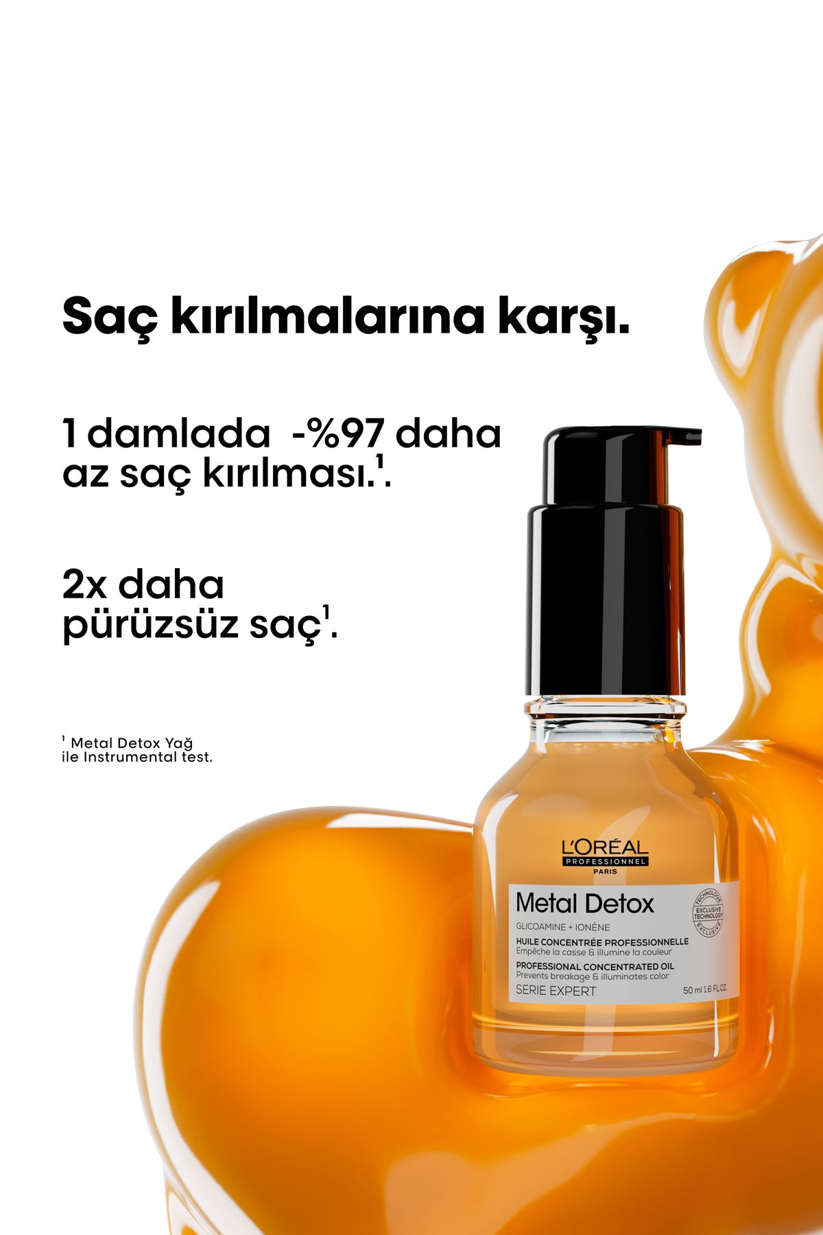 Serie Expert Metal Detox Oil Konsantre Yağ 50ml