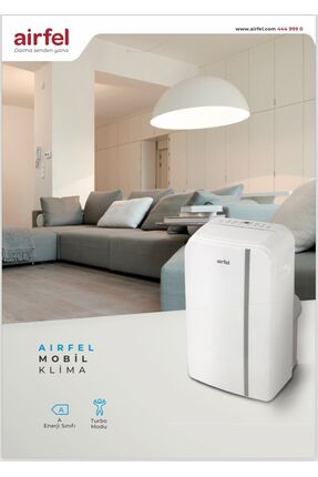 AİRFEL LPCY35BV1BM 12.000 BTU A SINIFI R410 GAZ MOBİL KLİMA Image 2