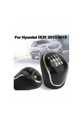 Hyundai Ix35 Uyumlu Vites Topuzu 6 Ileri Deri Kaplamadır Image 0