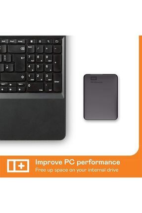 1.5TB Elements Portable WDBU6Y0015BBK-WESN 2.5” USB 3.0 Siyah Harici Harddisk Image 5