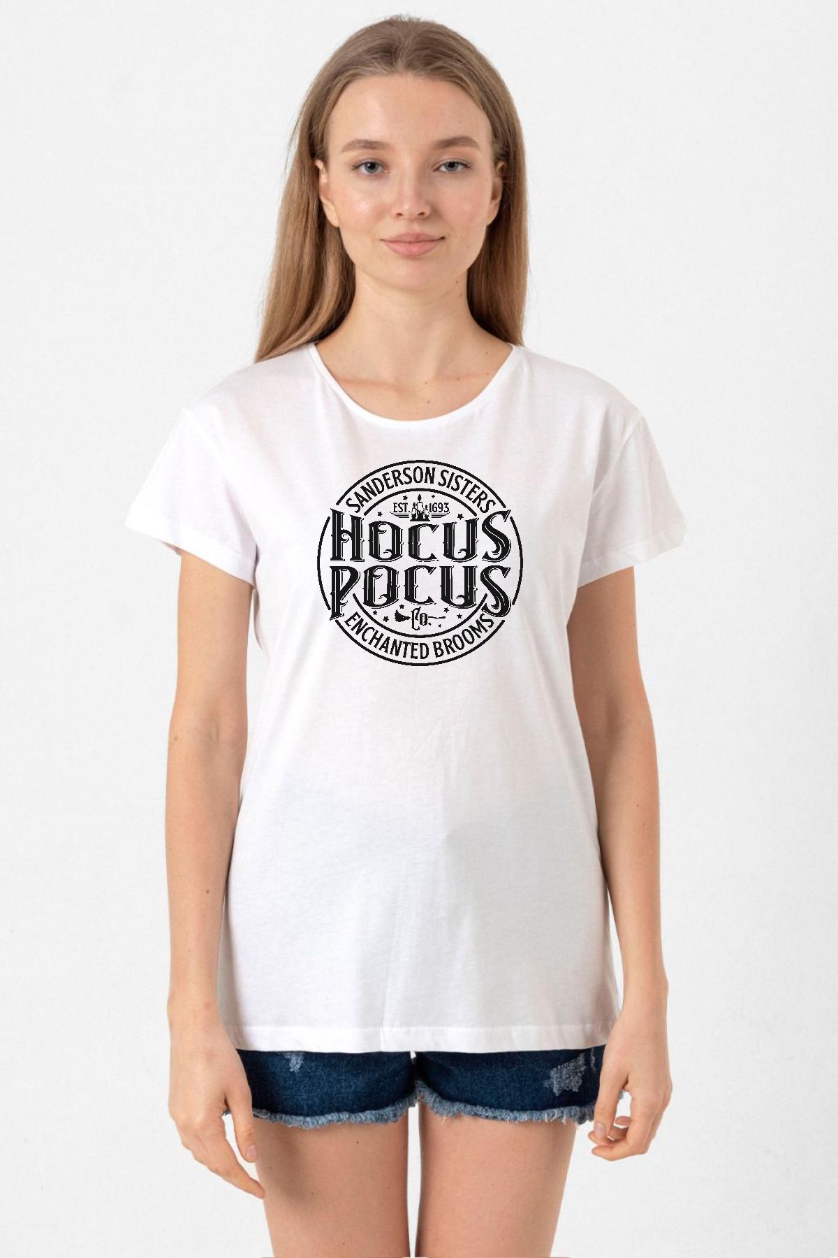 Tshirthane Hocus PocusSanderson Sisters Beyaz...