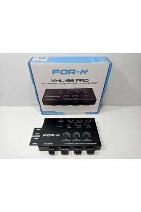 6 Kanal Deck Çevirici – For-x XHL-66PRO 6 Kanal Amfi Dönüştürücü – Teybe Amfi Aparatı Image 0