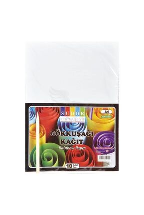Rainbow Sihirli Gökkuşağı Kazımalı Kağıt Siyah Kağıt 10xa4 Image 1