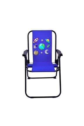 Galaxy Uzay Yolu 2-6 Yaş Lüx Çocuk Piknik Sandalyesi-mini Kamp Sandalyesi-mavi Image 0