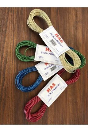 Çelik Çamaşır Ipi 10 Metre 3 Adet Image 1